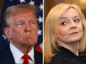 Liz Truss Donald Trump (sursă foto: POLITICO)